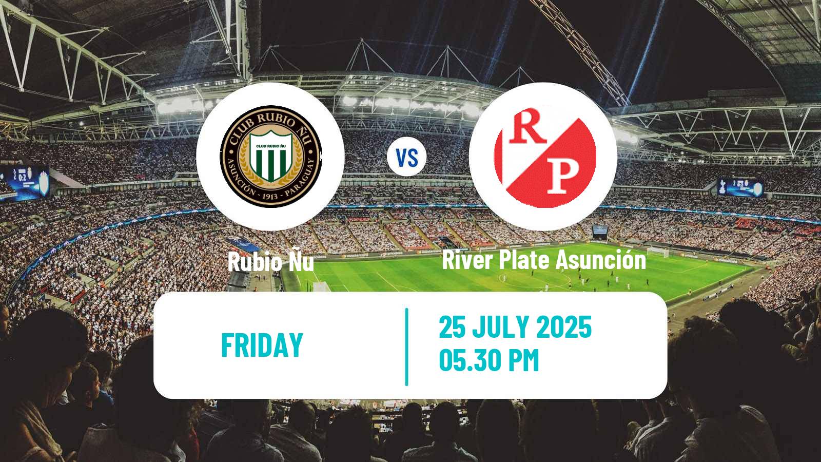 Soccer Paraguayan Division Intermedia Rubio Ñu - River Plate Asunción
