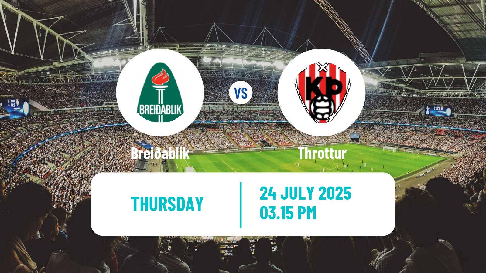 Soccer Icelandic Urvalsdeild Women Breiðablik - Throttur