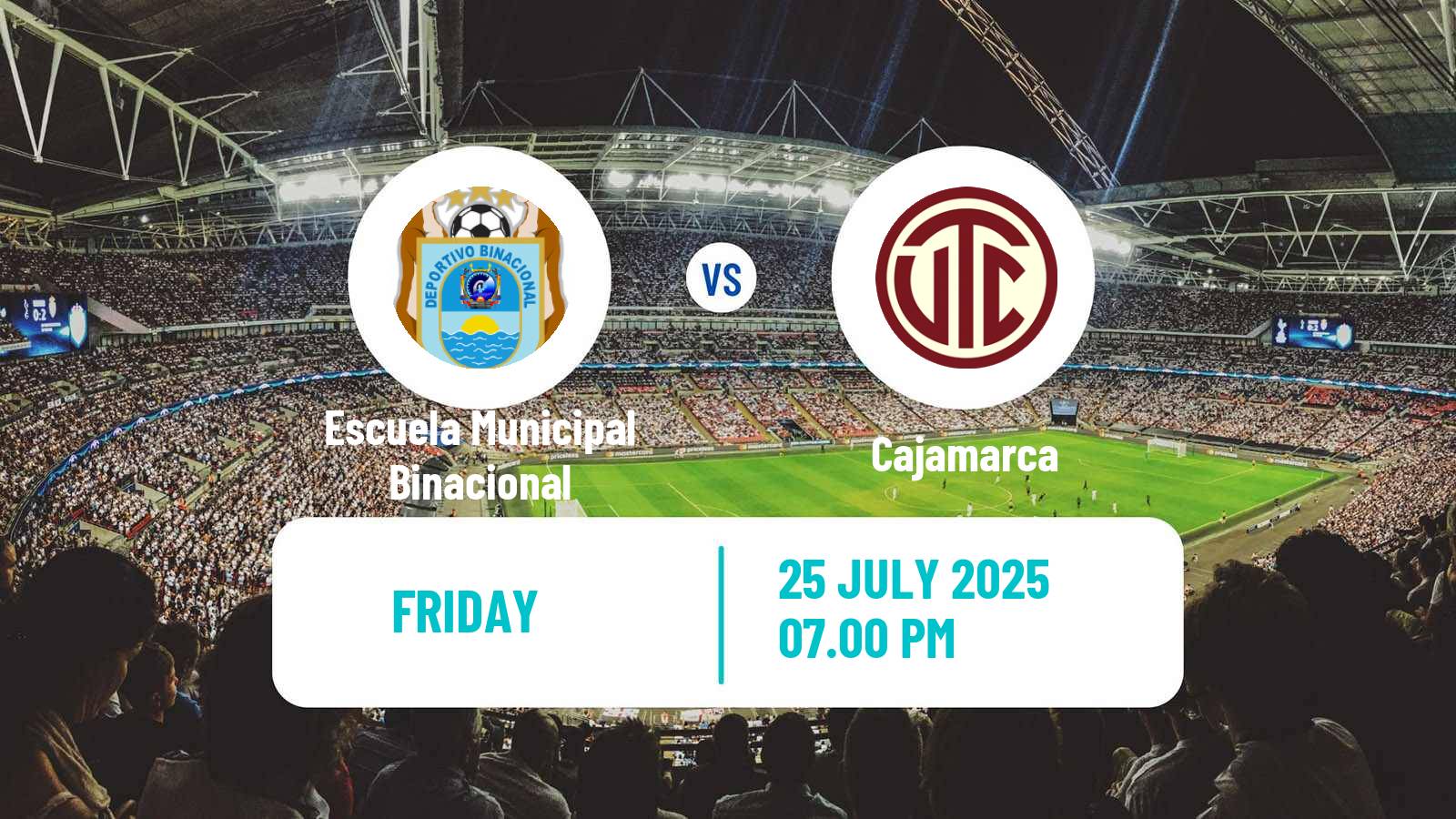 Soccer Peruvian Liga 1 Escuela Municipal Binacional - Cajamarca