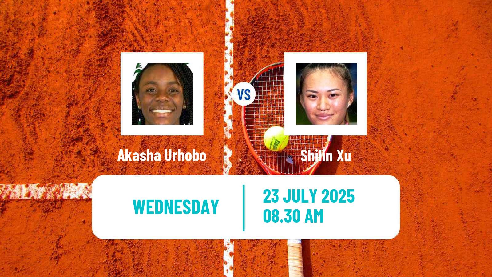 Tennis ITF W35 Florence Women Akasha Urhobo - Shilin Xu