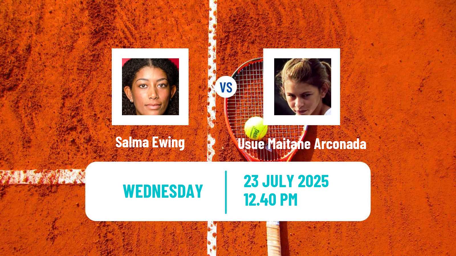 Tennis ITF W35 Florence Women Salma Ewing - Usue Maitane Arconada