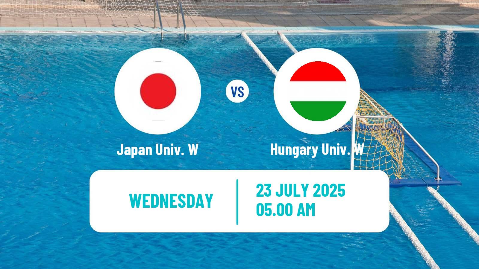 Water polo Universiade Water Polo Women Japan Univ. W - Hungary Univ. W