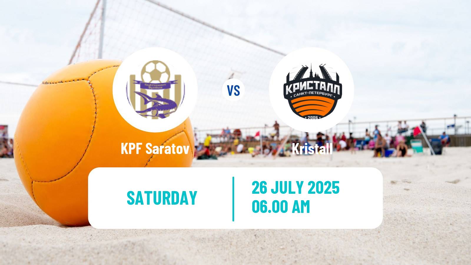 Beach soccer Superliga KPF Saratov - Kristall