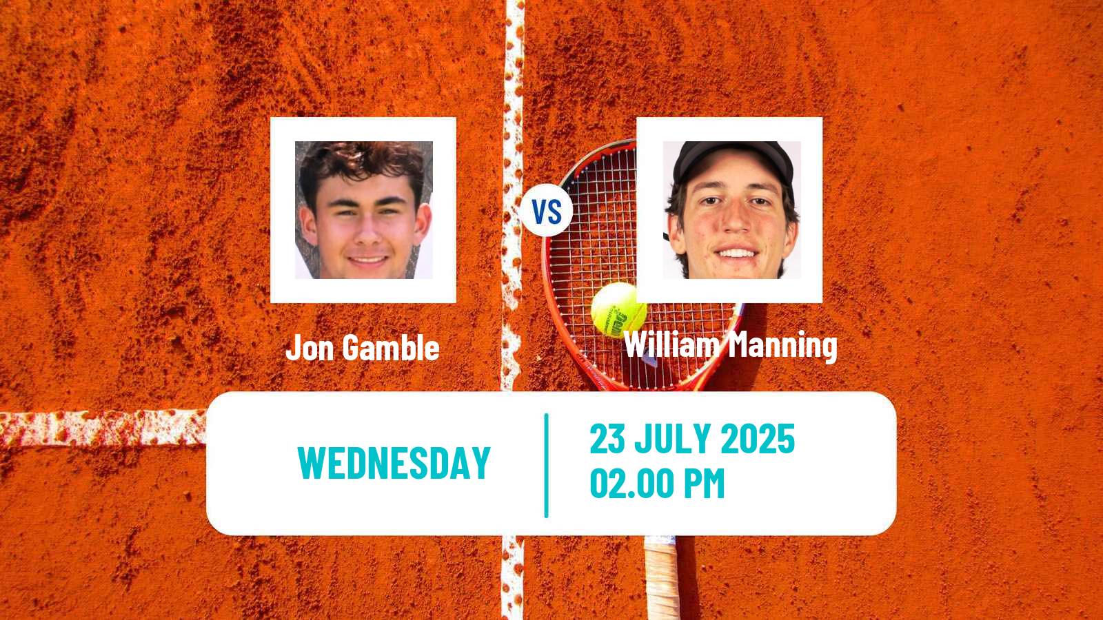 Tennis ITF M25 Champaign Il Men Jon Gamble - William Manning