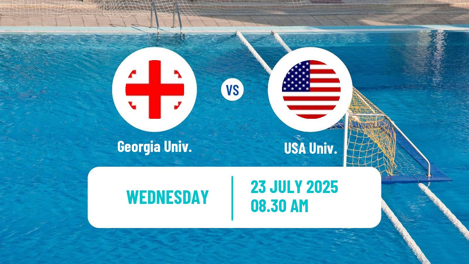 Water polo Universiade Water Polo Georgia Univ. - USA Univ.