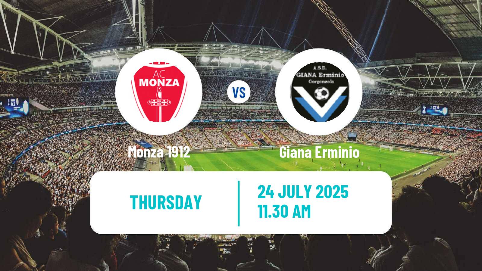 Soccer Club Friendly Monza - Giana Erminio