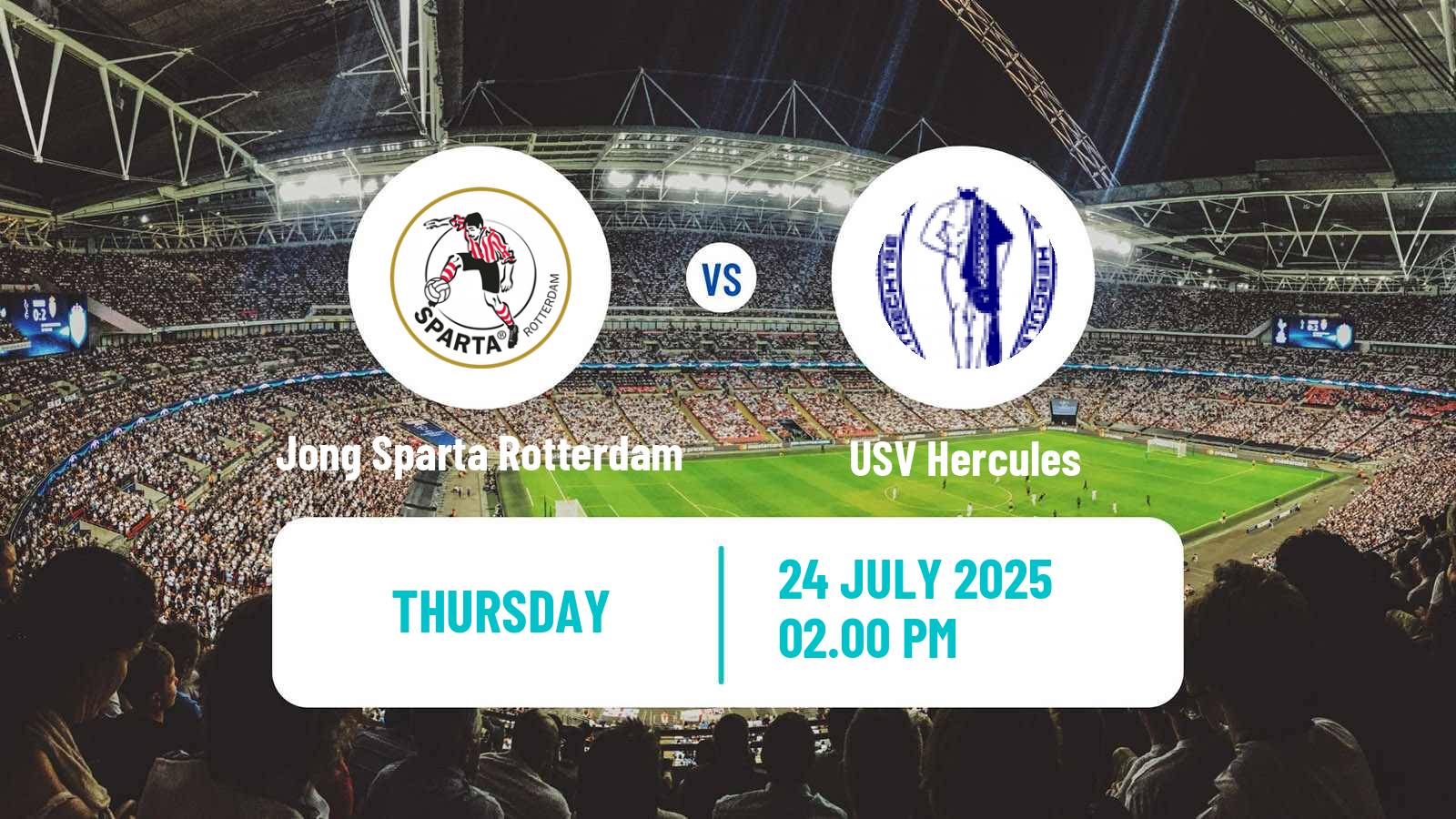 Soccer Club Friendly Jong Sparta Rotterdam - USV Hercules