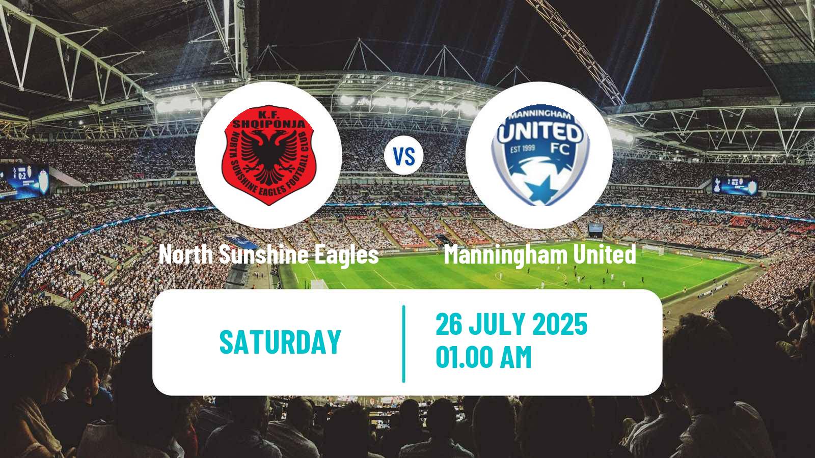 Soccer Australian Victoria Premier League North Sunshine Eagles - Manningham United