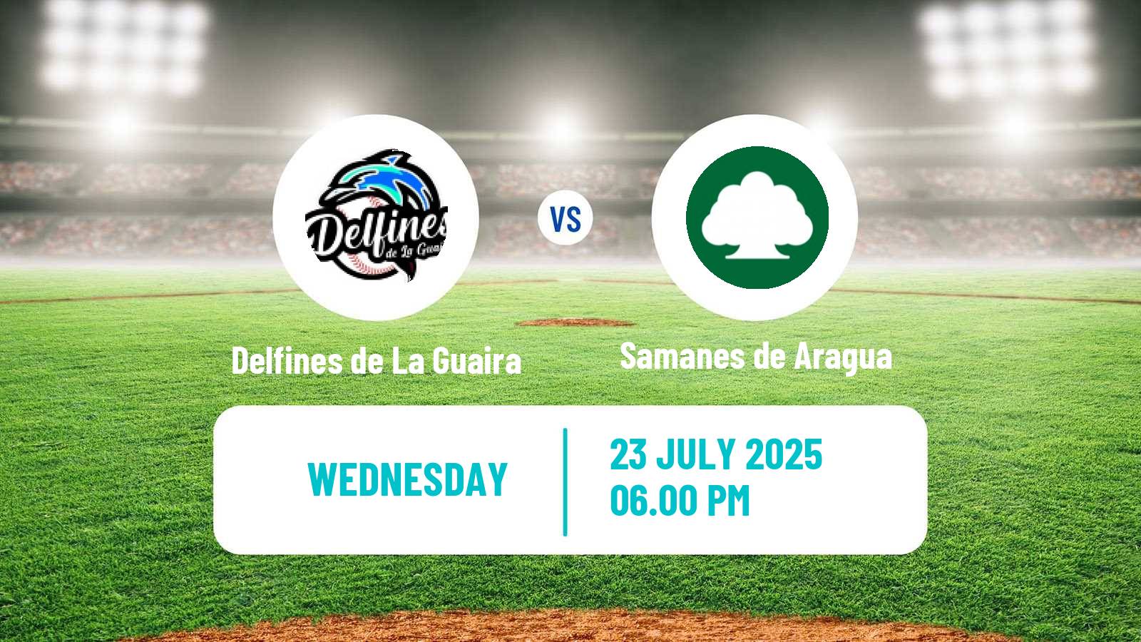 Baseball Venezuelan LMBP Delfines de La Guaira - Samanes de Aragua