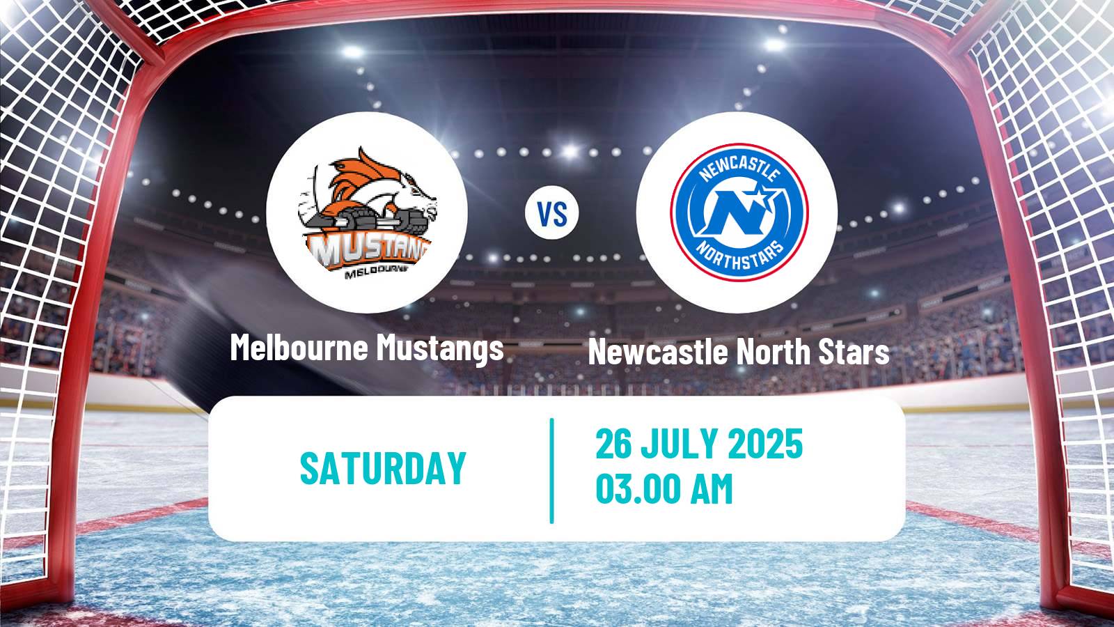 Hockey Australian Ice Hockey League Melbourne Mustangs - Newcastle North Stars