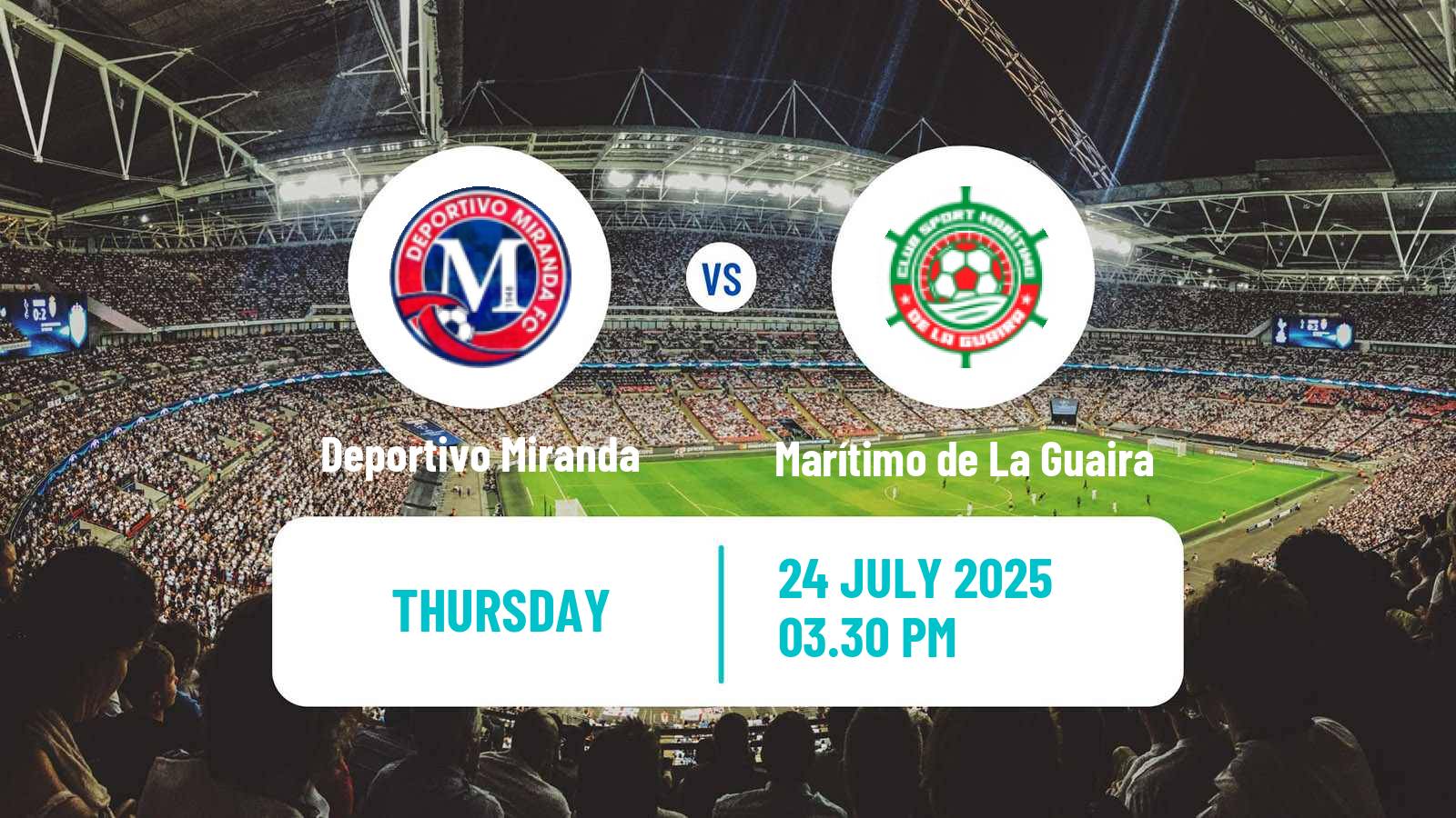 Soccer Venezuelan Segunda Division Deportivo Miranda - Marítimo de La Guaira