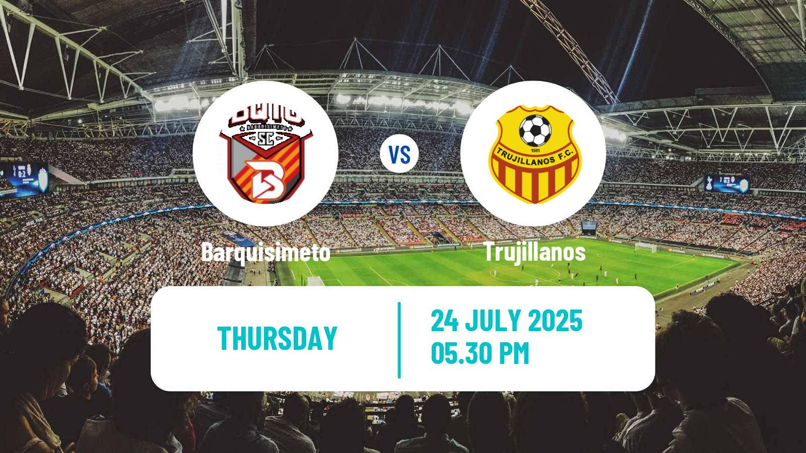 Soccer Venezuelan Segunda Division Barquisimeto - Trujillanos