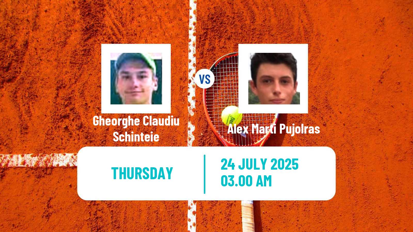 Tennis ITF M25 H Bacau Men Gheorghe Claudiu Schinteie - Alex Marti Pujolras