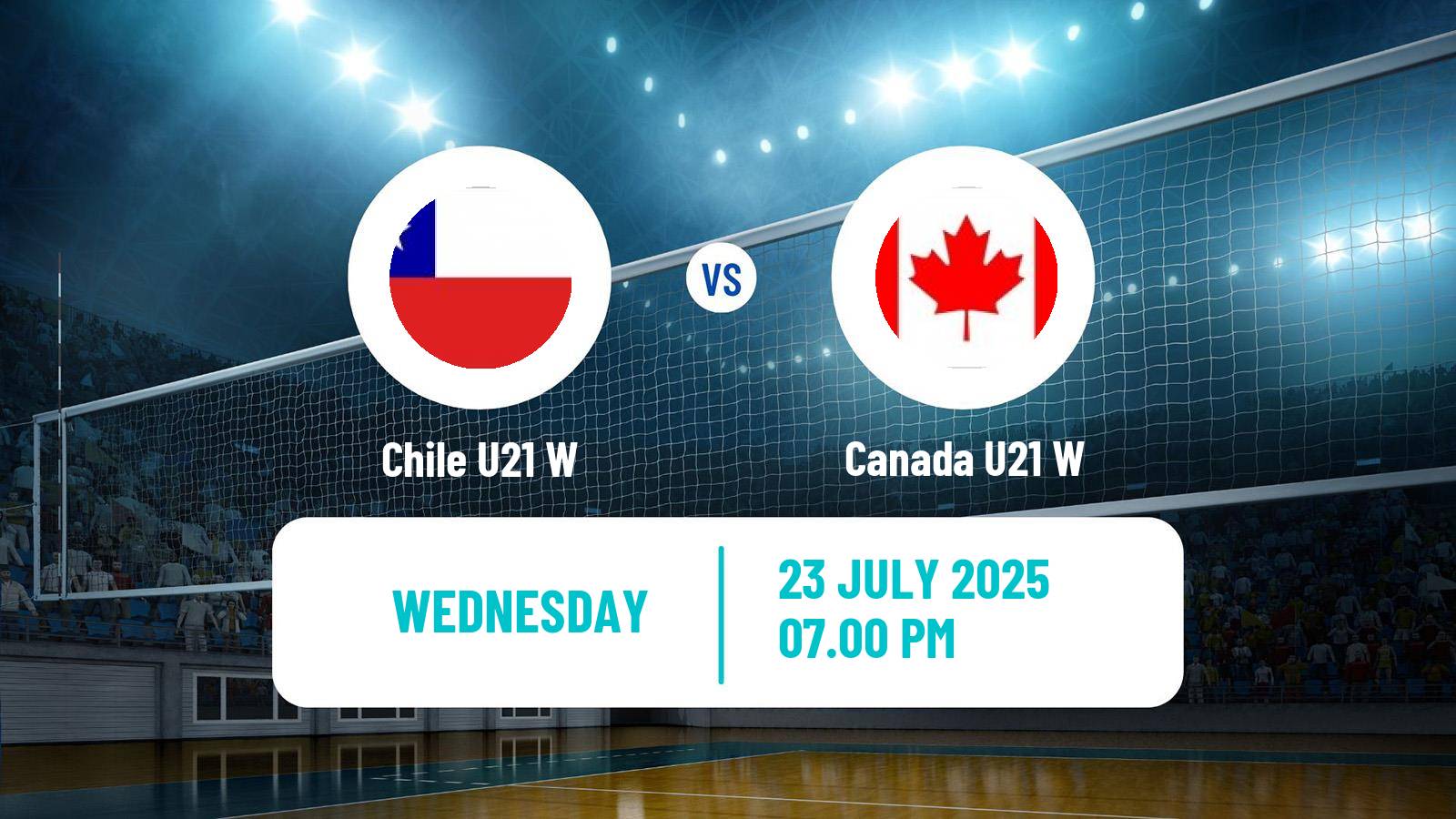 Volleyball Pan-American Cup U21 Volleyballl Women Chile U21 W - Canada U21 W