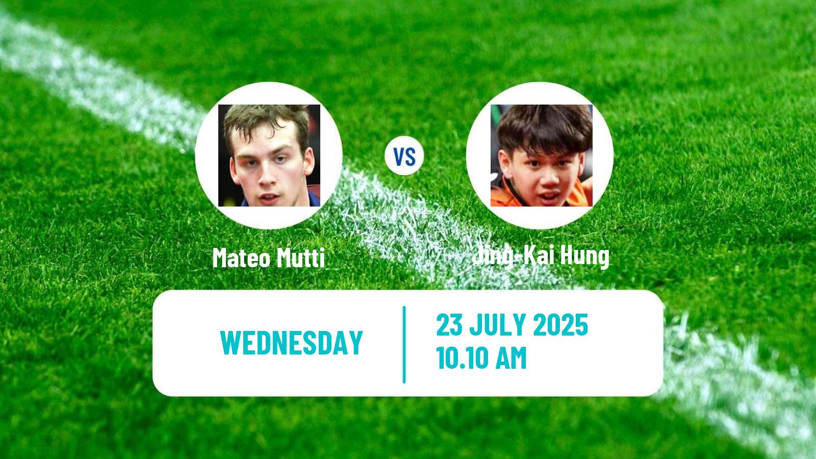 Table tennis Wtt Contender Buenos Aires Men Mateo Mutti - Jing-Kai Hung