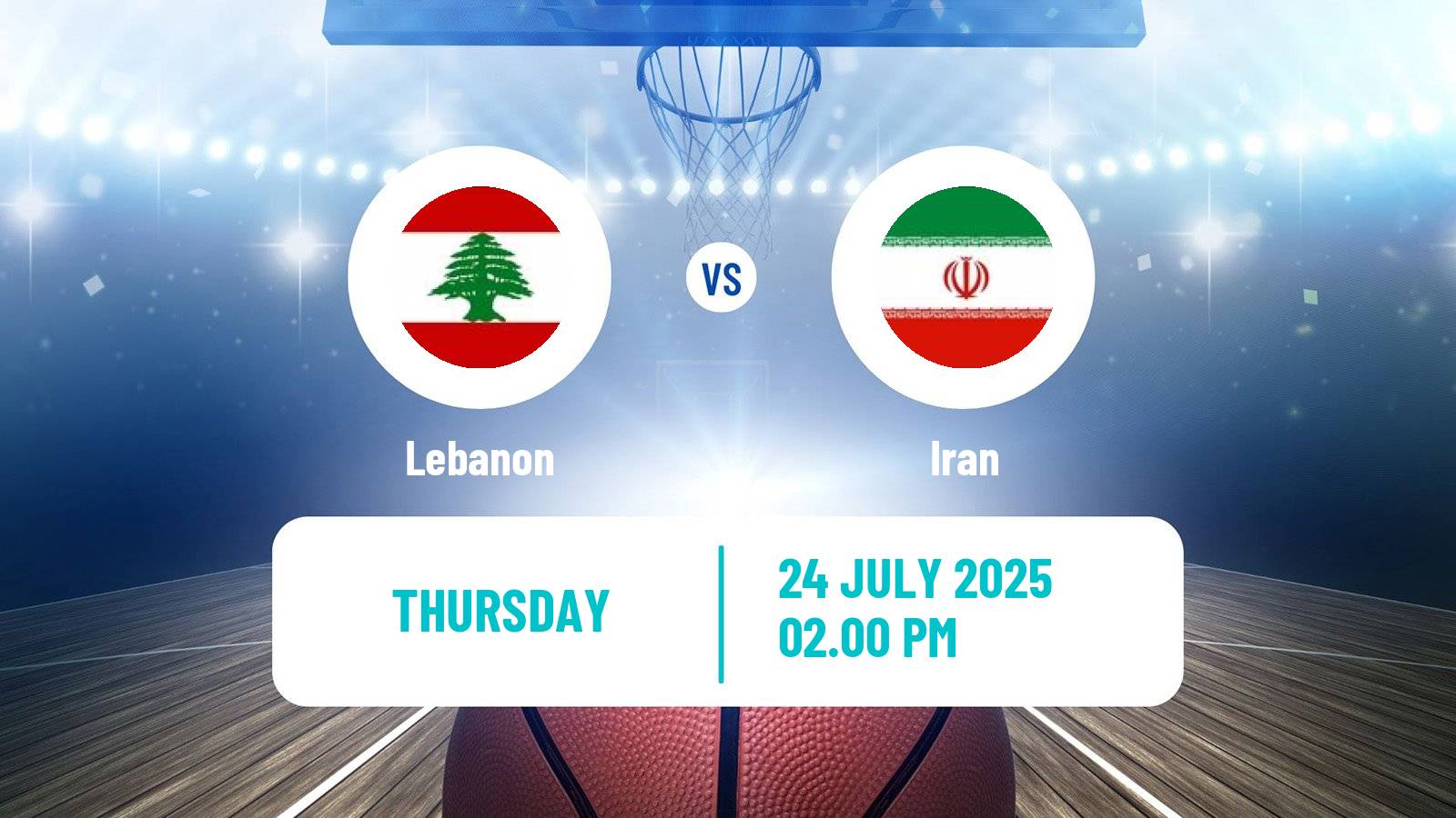 Basketball Friendly International Basketball Lebanon - Iran