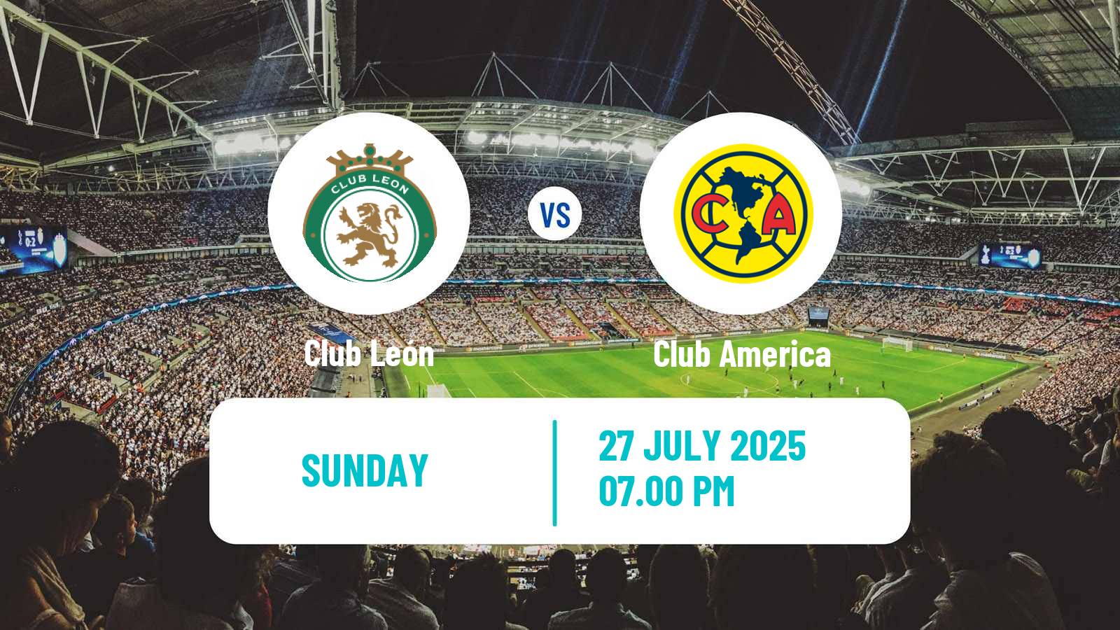 Soccer Mexican Liga MX Women Club León - Club America