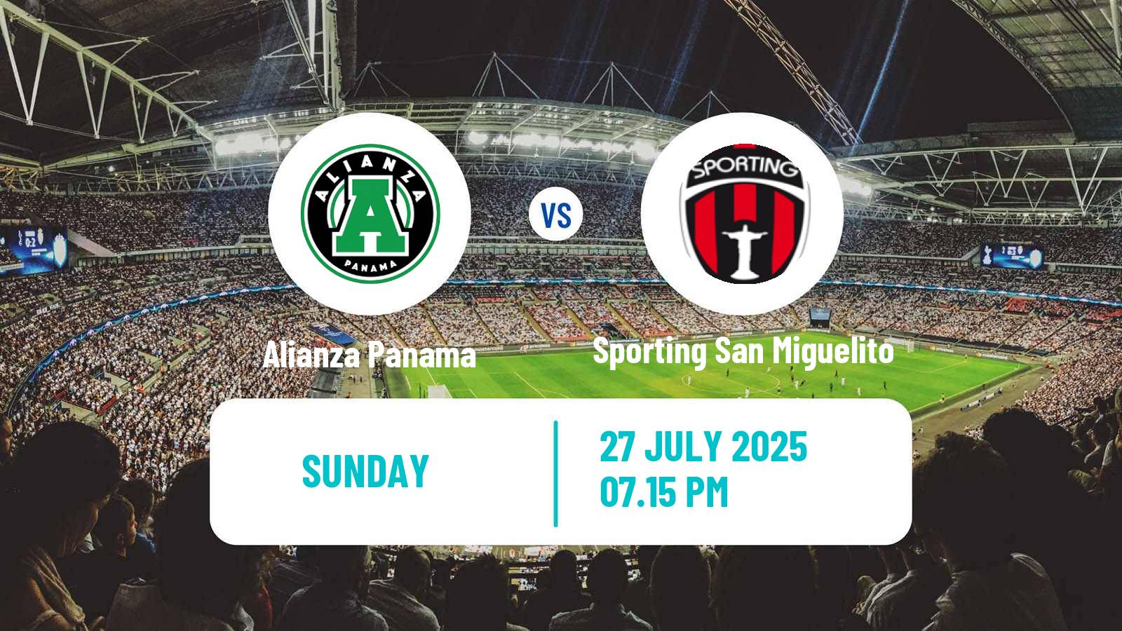 Soccer Liga Panamena de Futbol Alianza Panama - Sporting San Miguelito