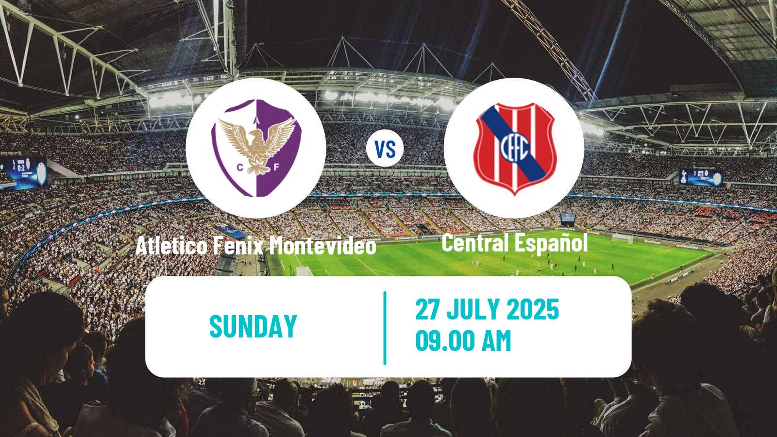 Soccer Uruguayan Segunda Division Atletico Fenix Montevideo - Central Español