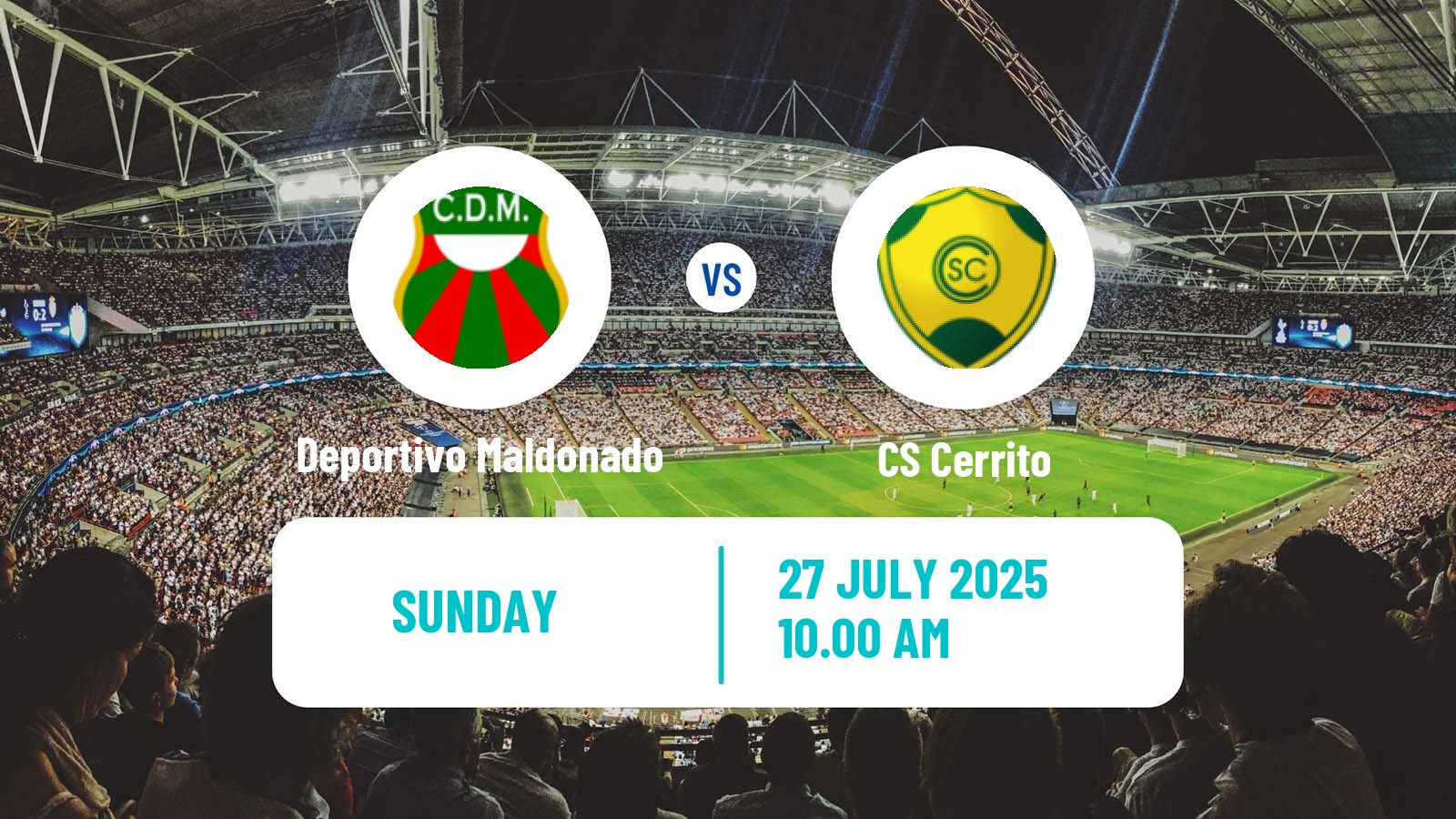 Soccer Uruguayan Segunda Division Deportivo Maldonado - Cerrito