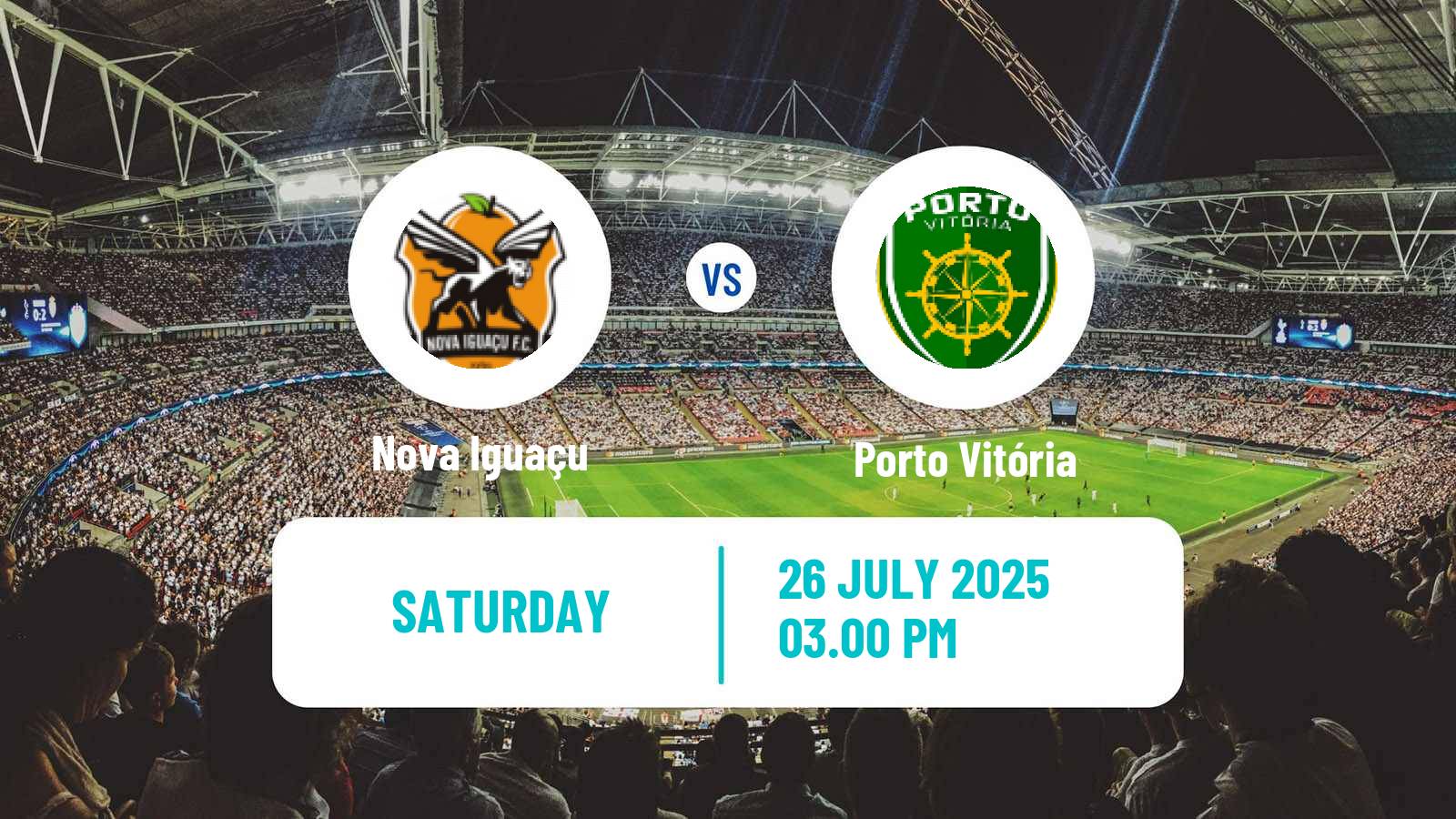 Soccer Brazilian Serie D Nova Iguaçu - Porto Vitória