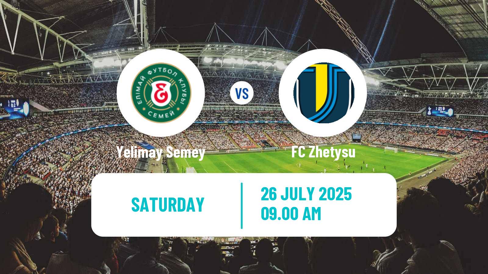 Soccer Kazakh Premier League Yelimay Semey - Zhetysu