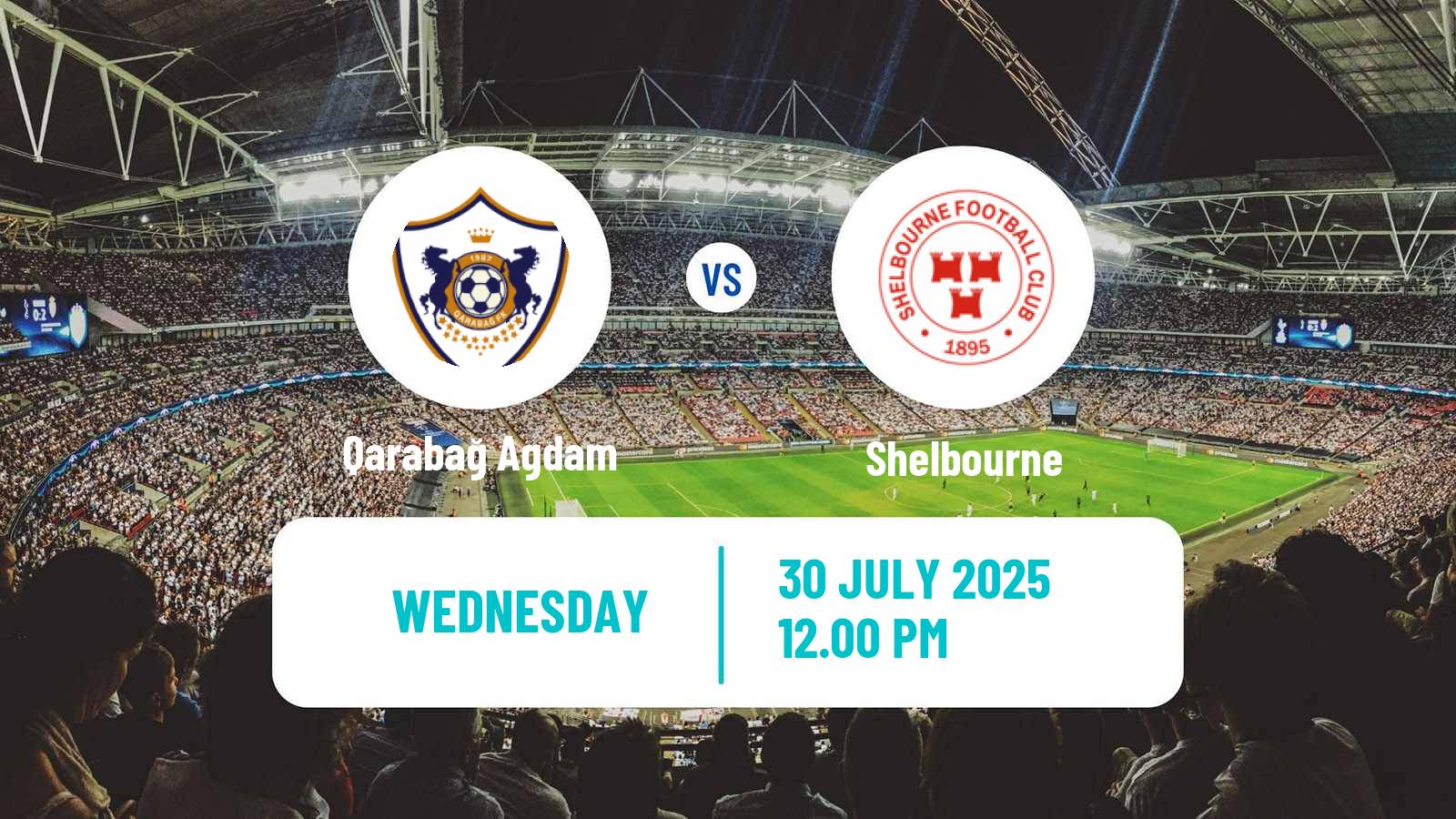 Soccer UEFA Champions League Qarabağ Agdam - Shelbourne