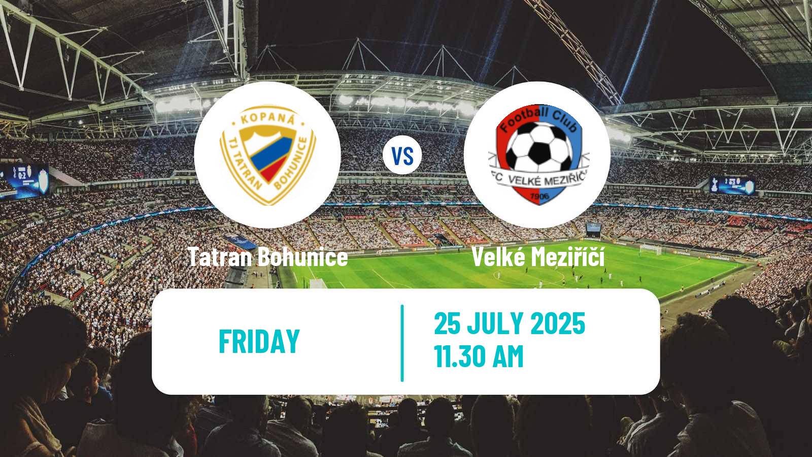 Soccer Czech Cup Tatran Bohunice - Velké Meziříčí