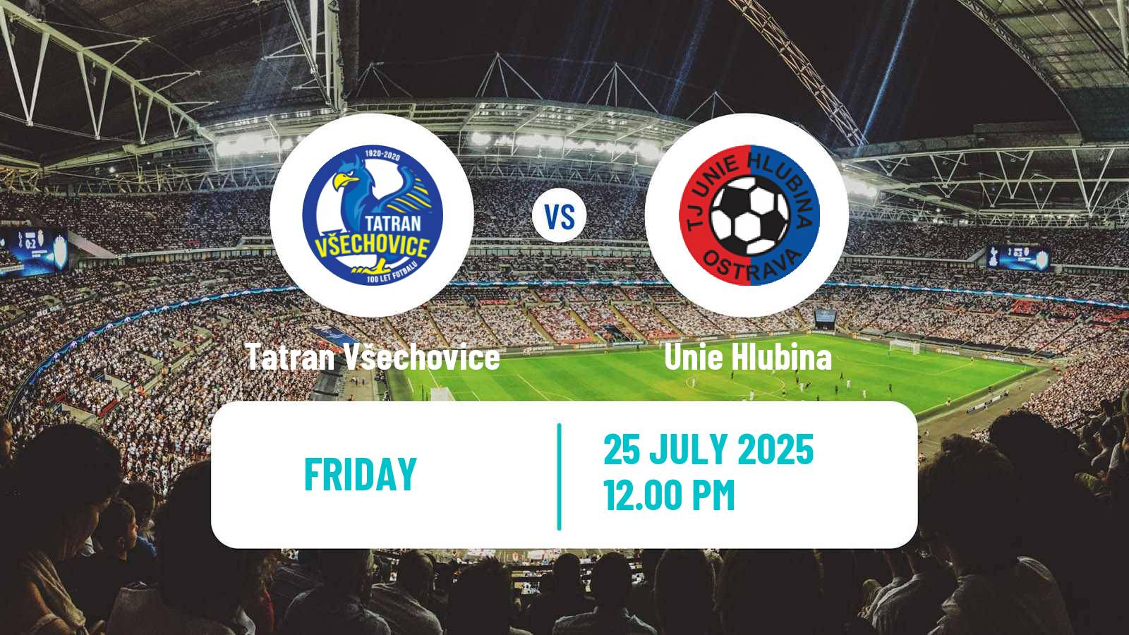 Soccer Czech Cup Tatran Všechovice - Unie Hlubina