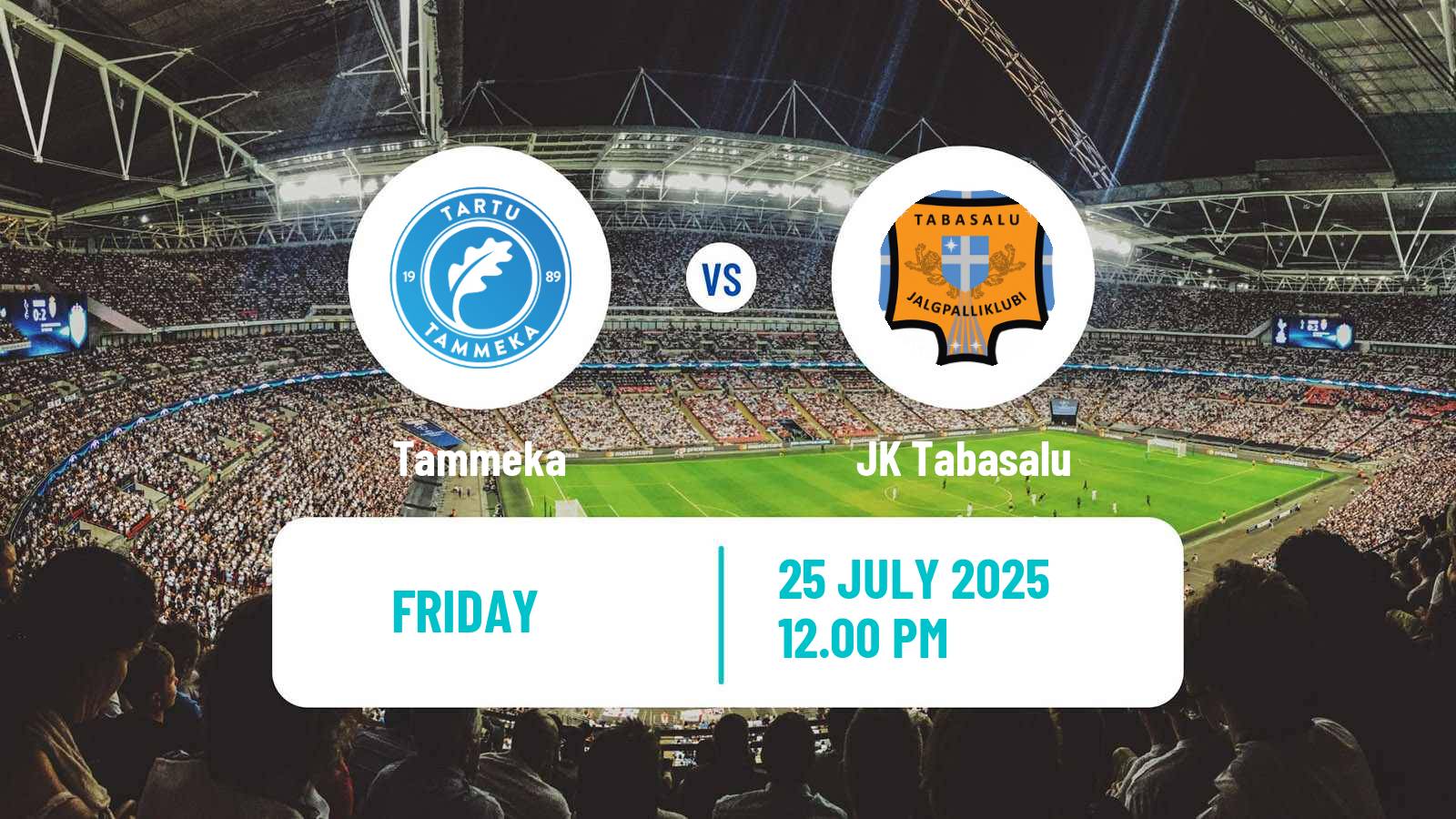 Soccer Estonian Cup Tammeka - Tabasalu