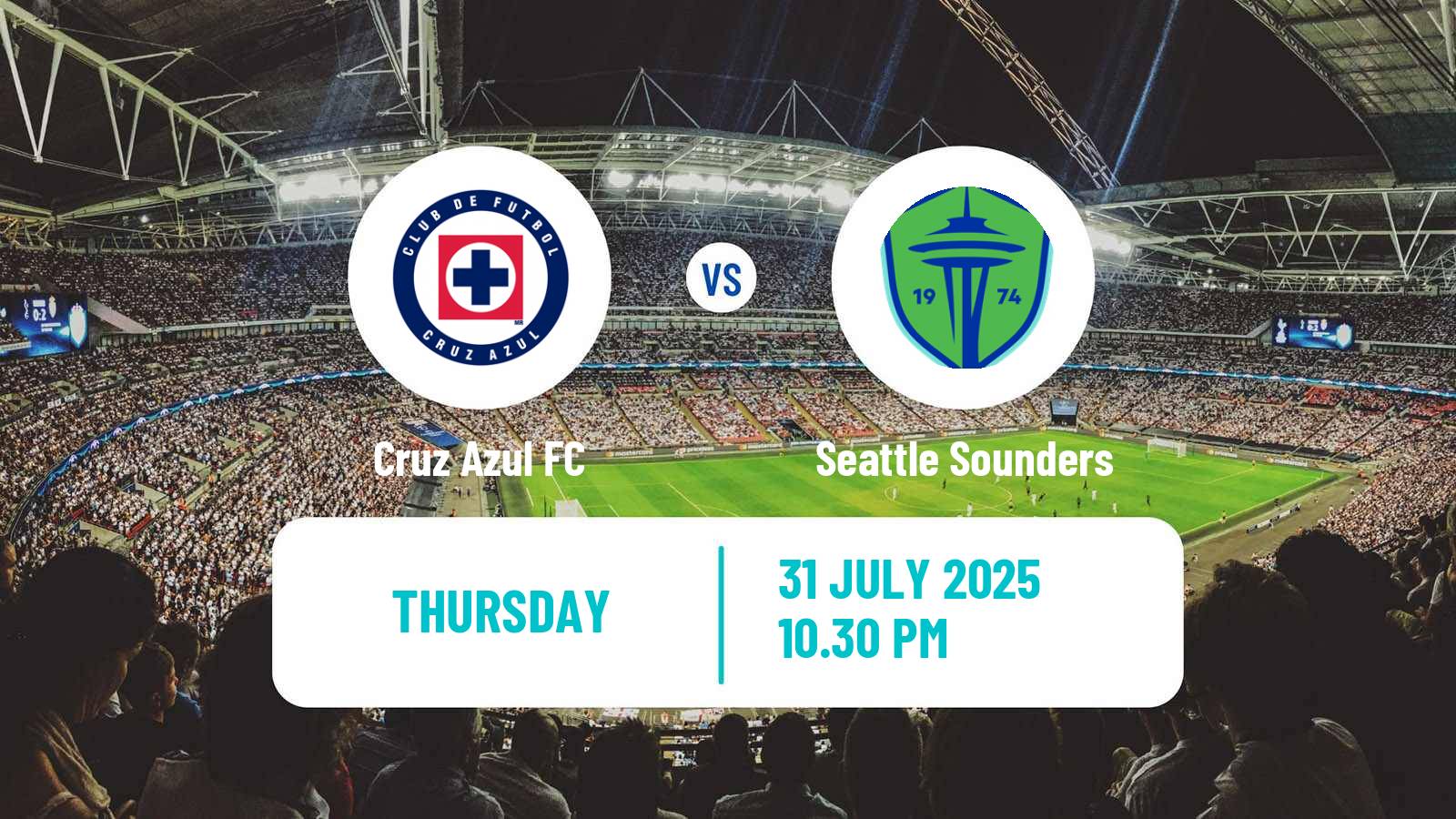Soccer CONCACAF League Cup Cruz Azul - Seattle Sounders