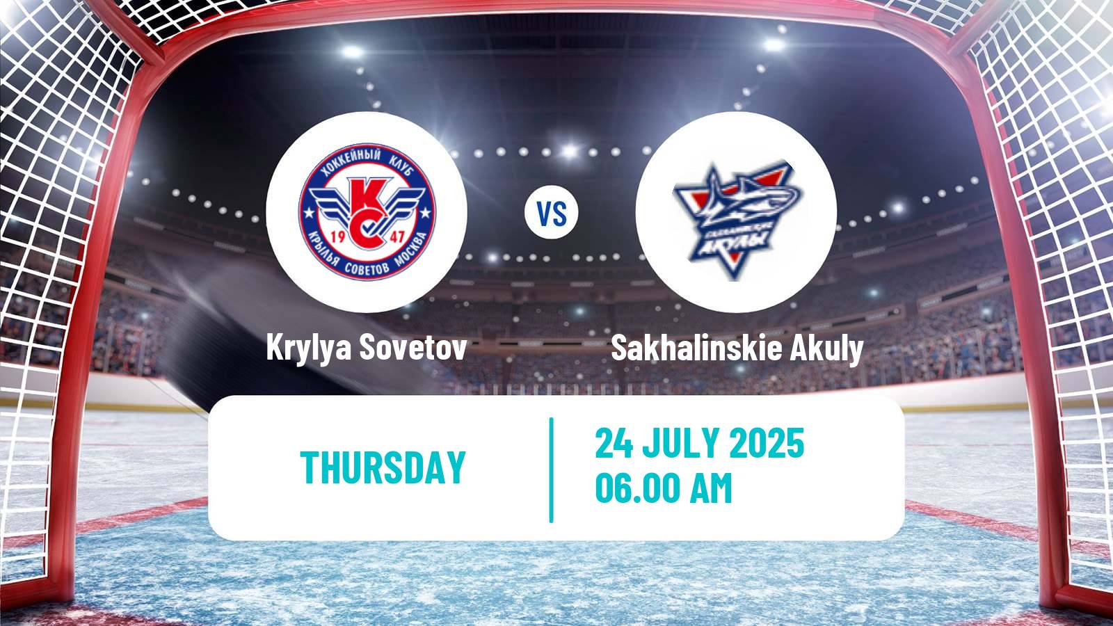 Hockey Club Friendly Ice Hockey Krylya Sovetov - Sakhalinskie Akuly
