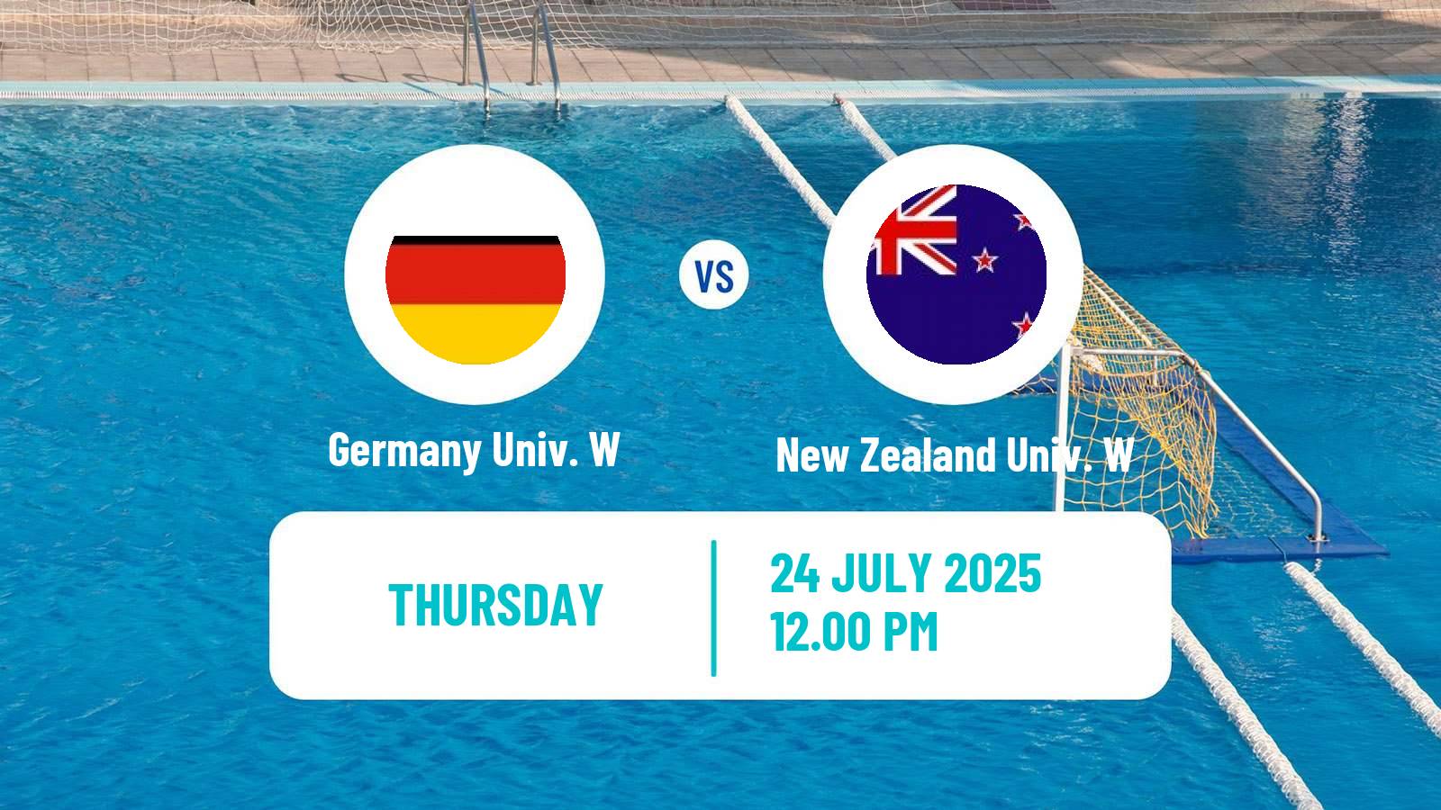 Water polo Universiade Water Polo Women Germany Univ. W - New Zealand Univ. W