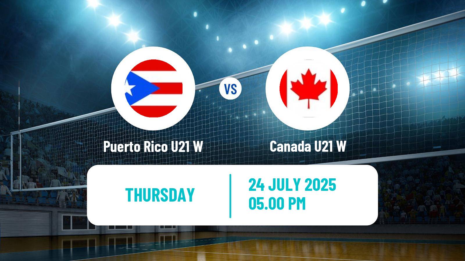 Volleyball Pan-American Cup U21 Volleyballl Women Puerto Rico U21 W - Canada U21 W