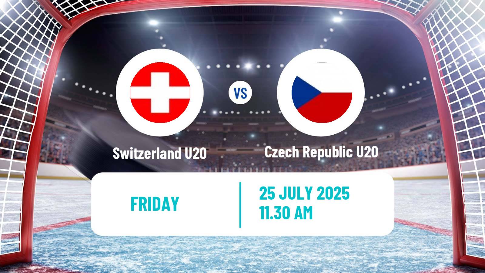 Hockey Friendly International Ice Hockey Switzerland U20 - Czech Republic U20