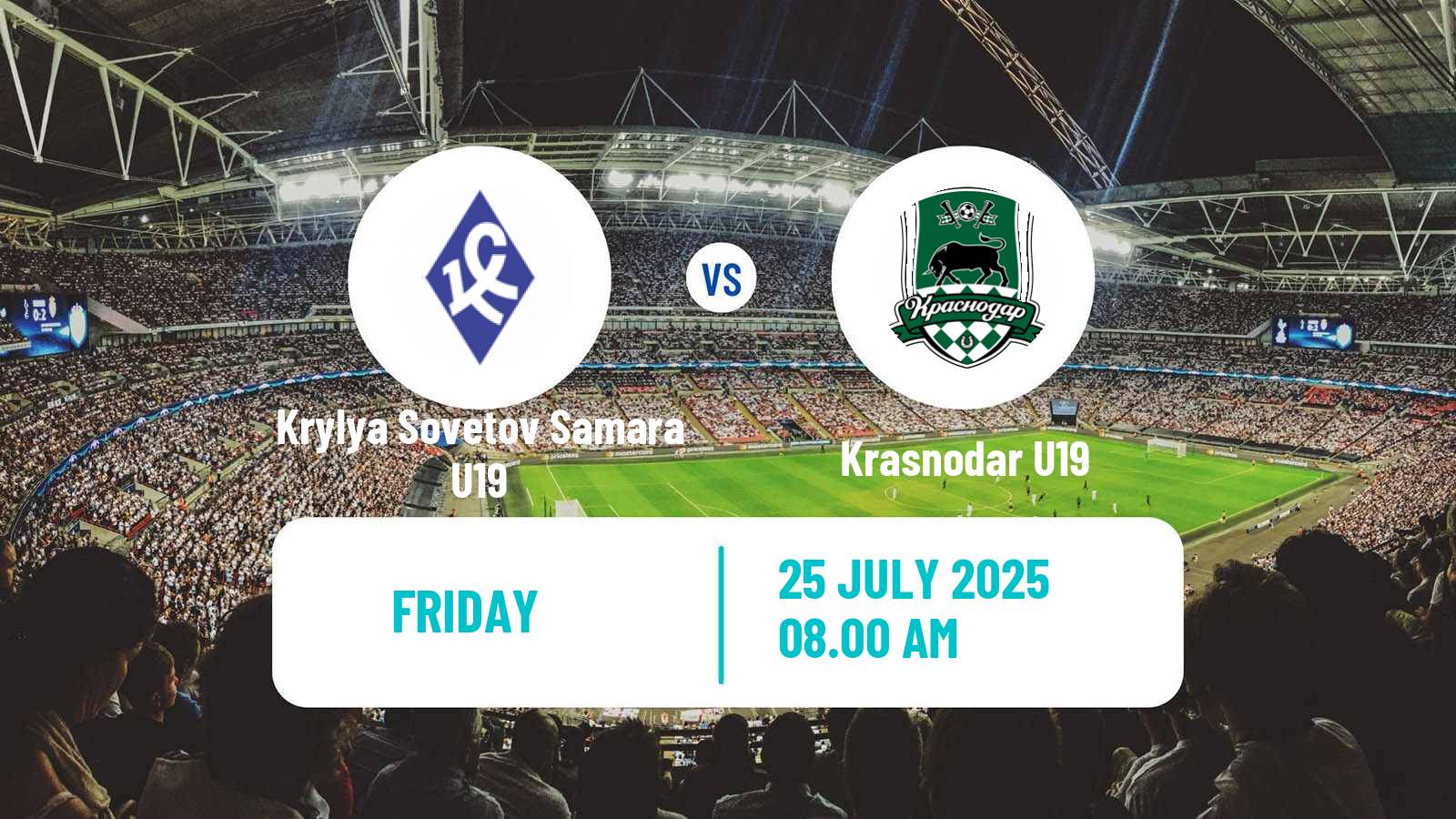 Soccer Russian Youth League Krylya Sovetov Samara U19 - Krasnodar U19
