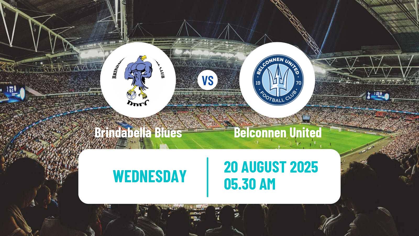 Soccer Australian Capital Premier League Brindabella Blues - Belconnen United