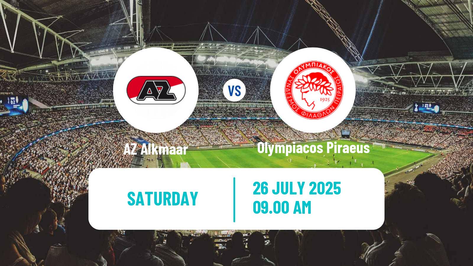 Soccer Club Friendly AZ Alkmaar - Olympiacos Piraeus