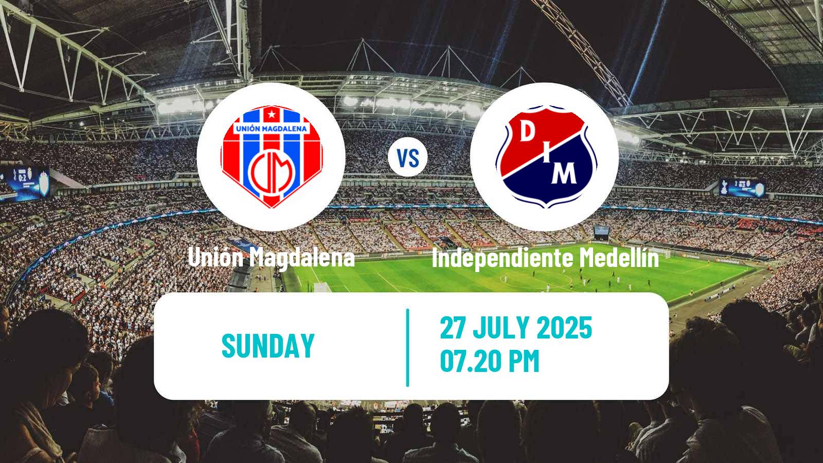 Soccer Colombian Primera A Unión Magdalena - Independiente Medellín