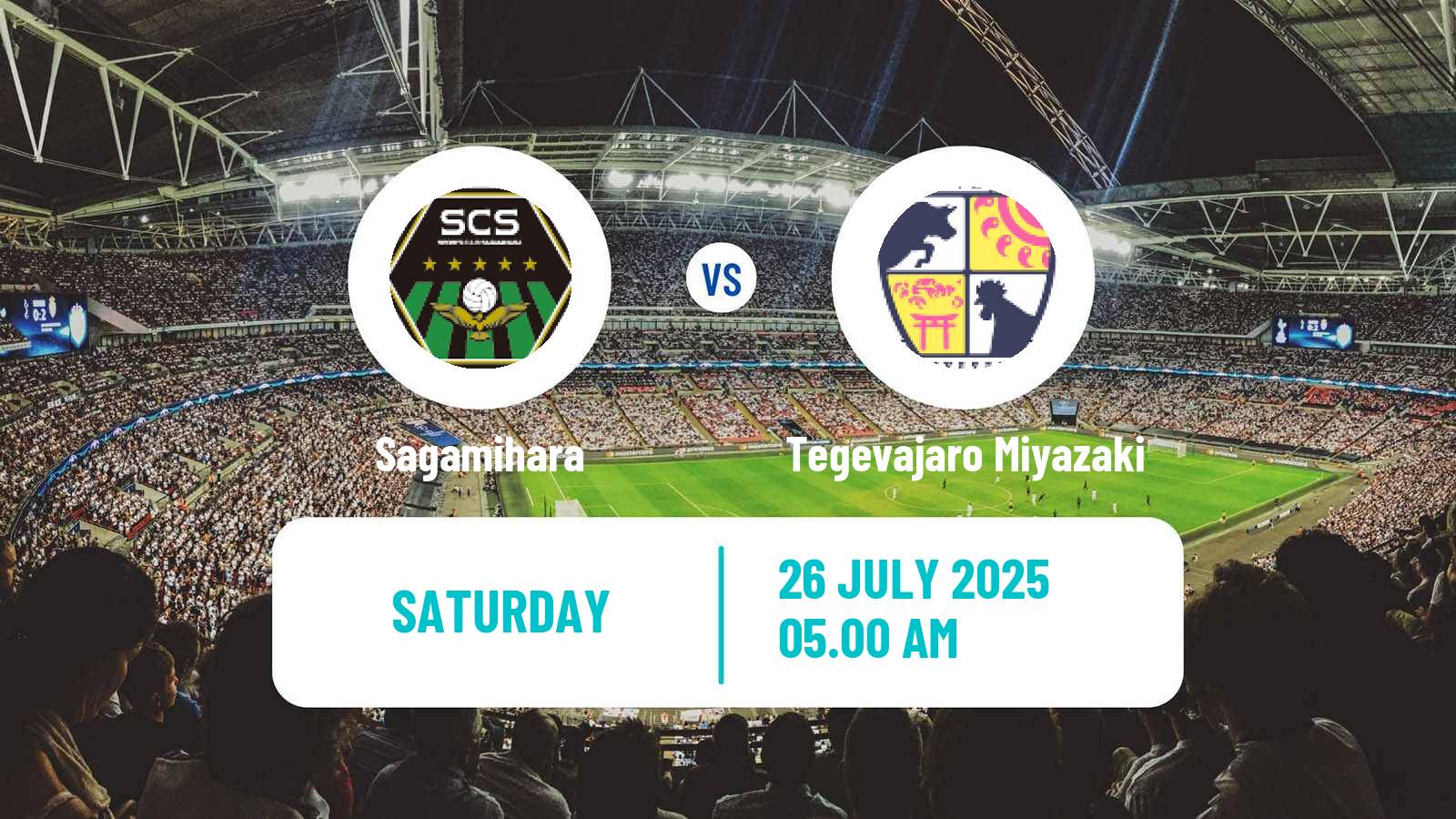 Soccer Japan J3 League Sagamihara - Tegevajaro Miyazaki