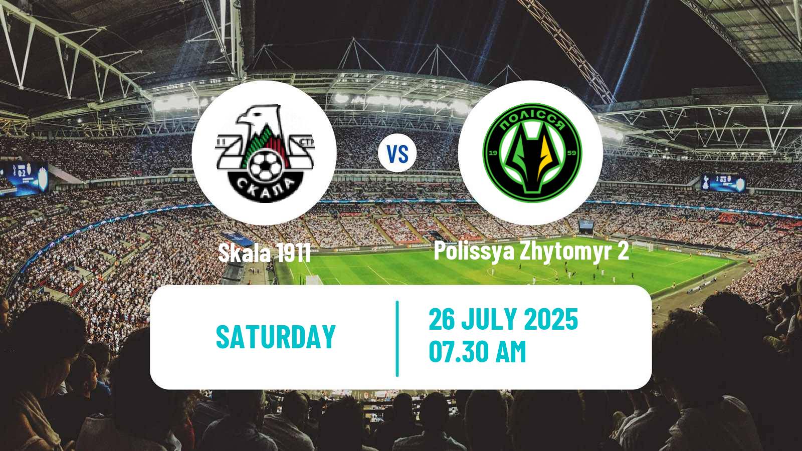 Soccer Ukrainian Druha Liga Skala 1911 - Polissya Zhytomyr 2