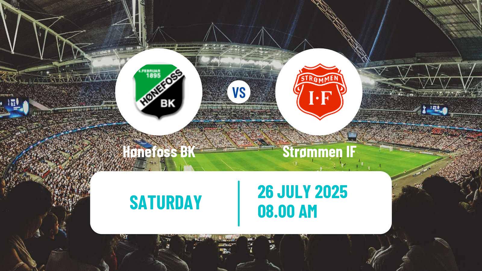 Soccer Norwegian Division 2 - Group 2 Hønefoss - Strømmen