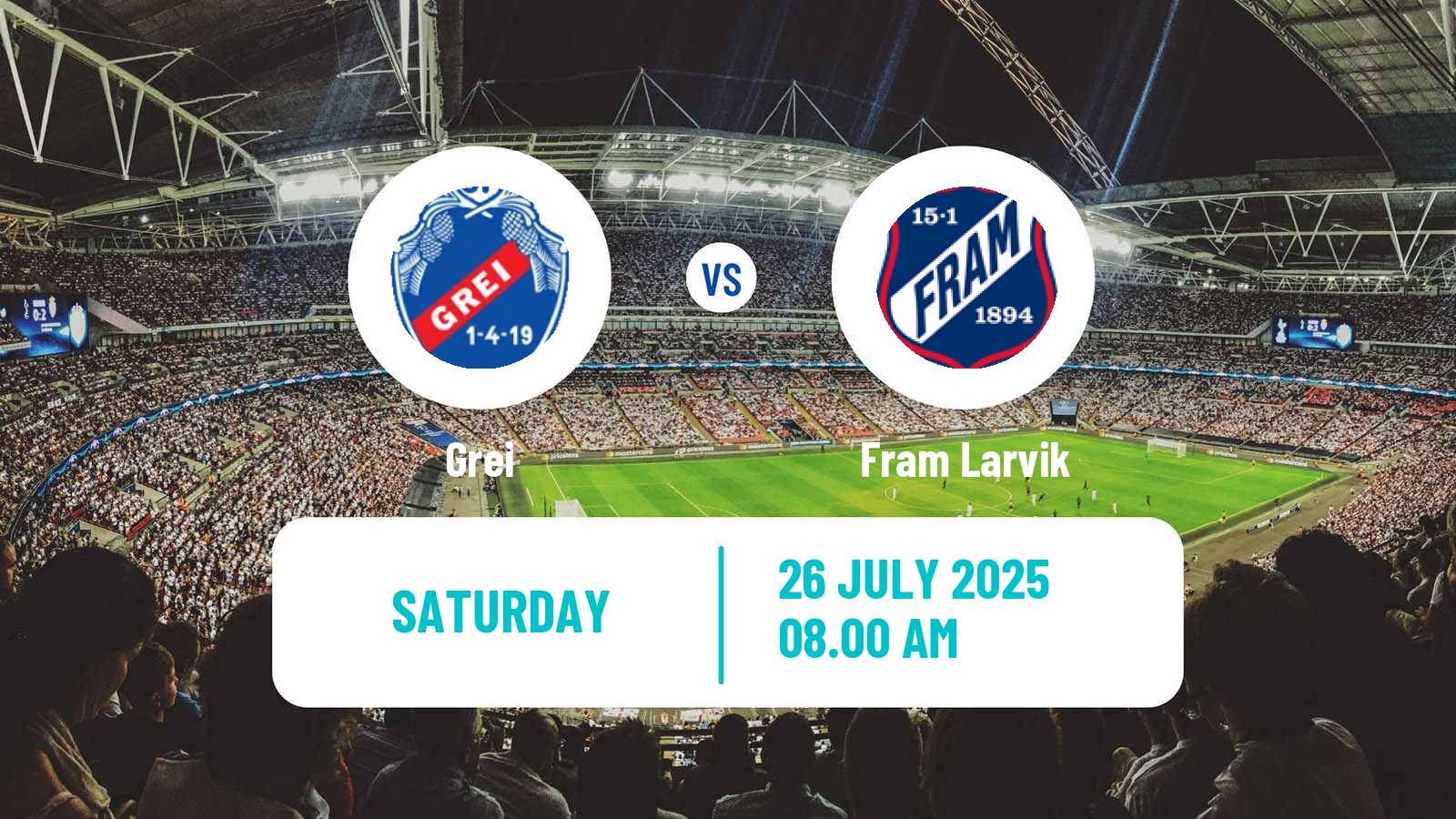 Soccer Norwegian Division 3 - Group 6 Grei - Fram Larvik
