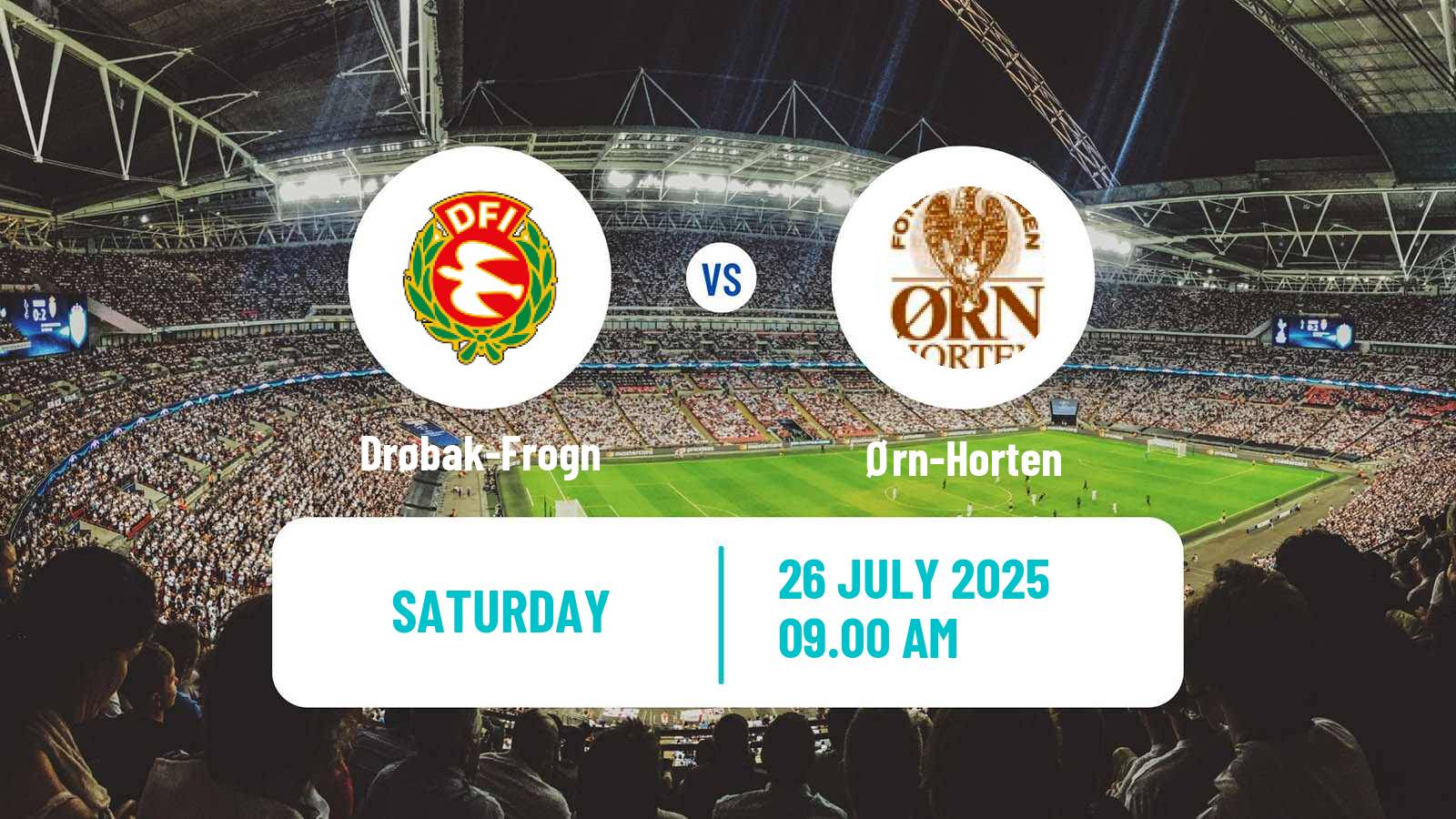 Soccer Norwegian Division 3 - Group 6 Drøbak-Frogn - Ørn-Horten