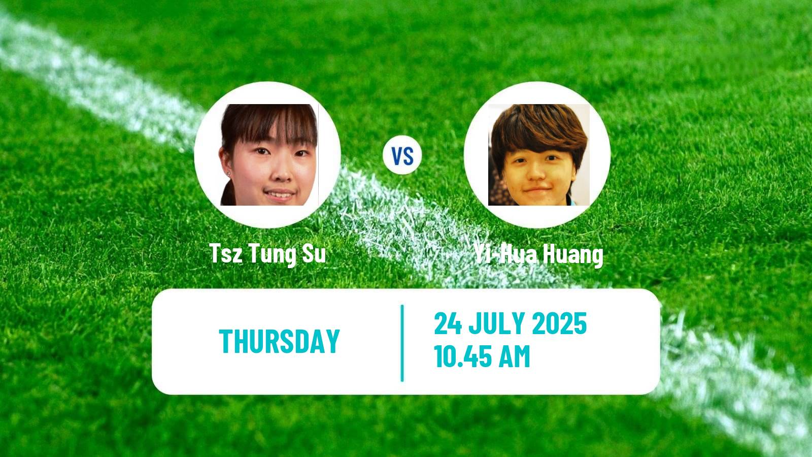 Table tennis Wtt Contender Buenos Aires Women Tsz Tung Su - Yi-Hua Huang