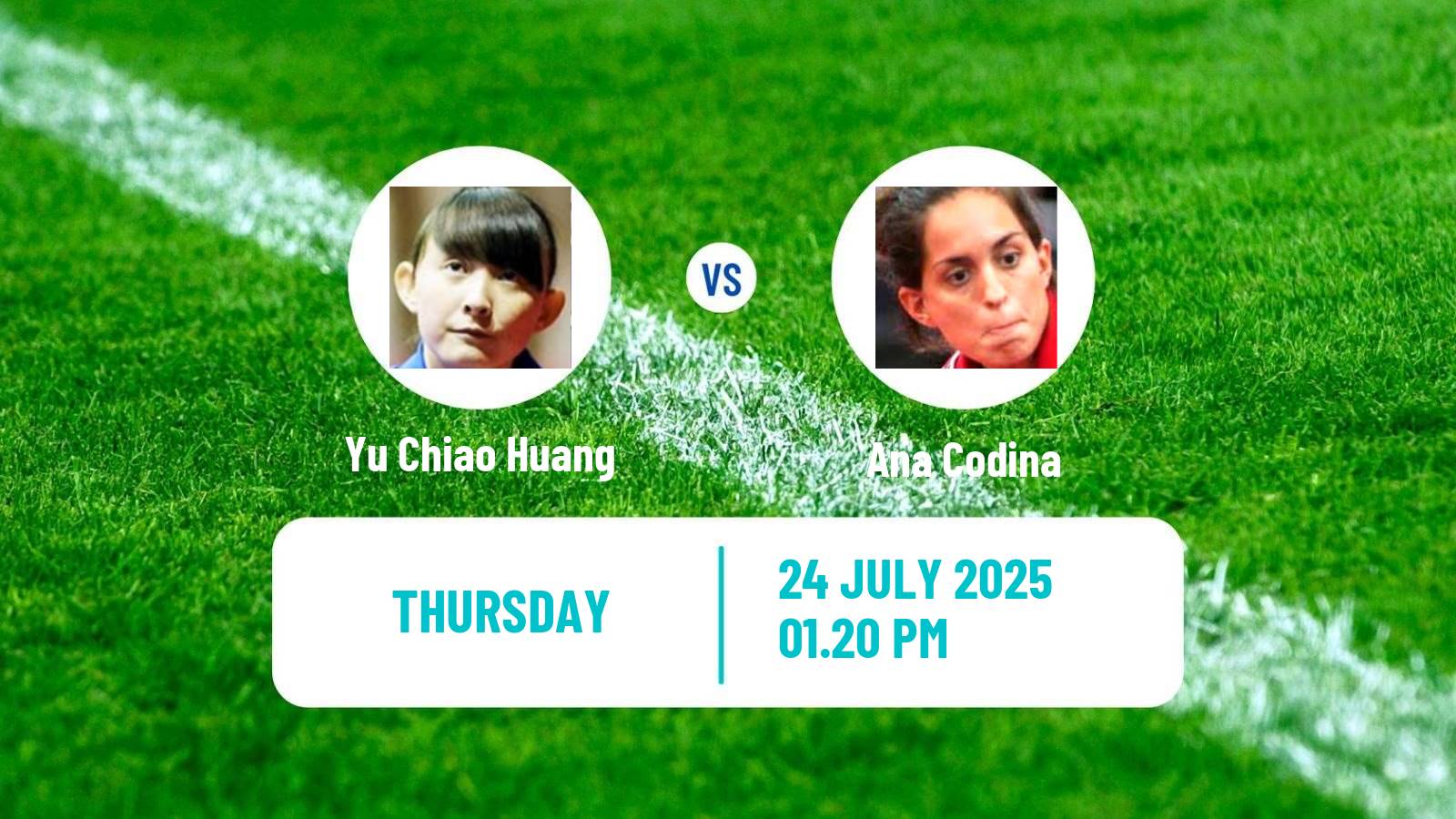 Table tennis Wtt Contender Buenos Aires Women Yu Chiao Huang - Ana Codina