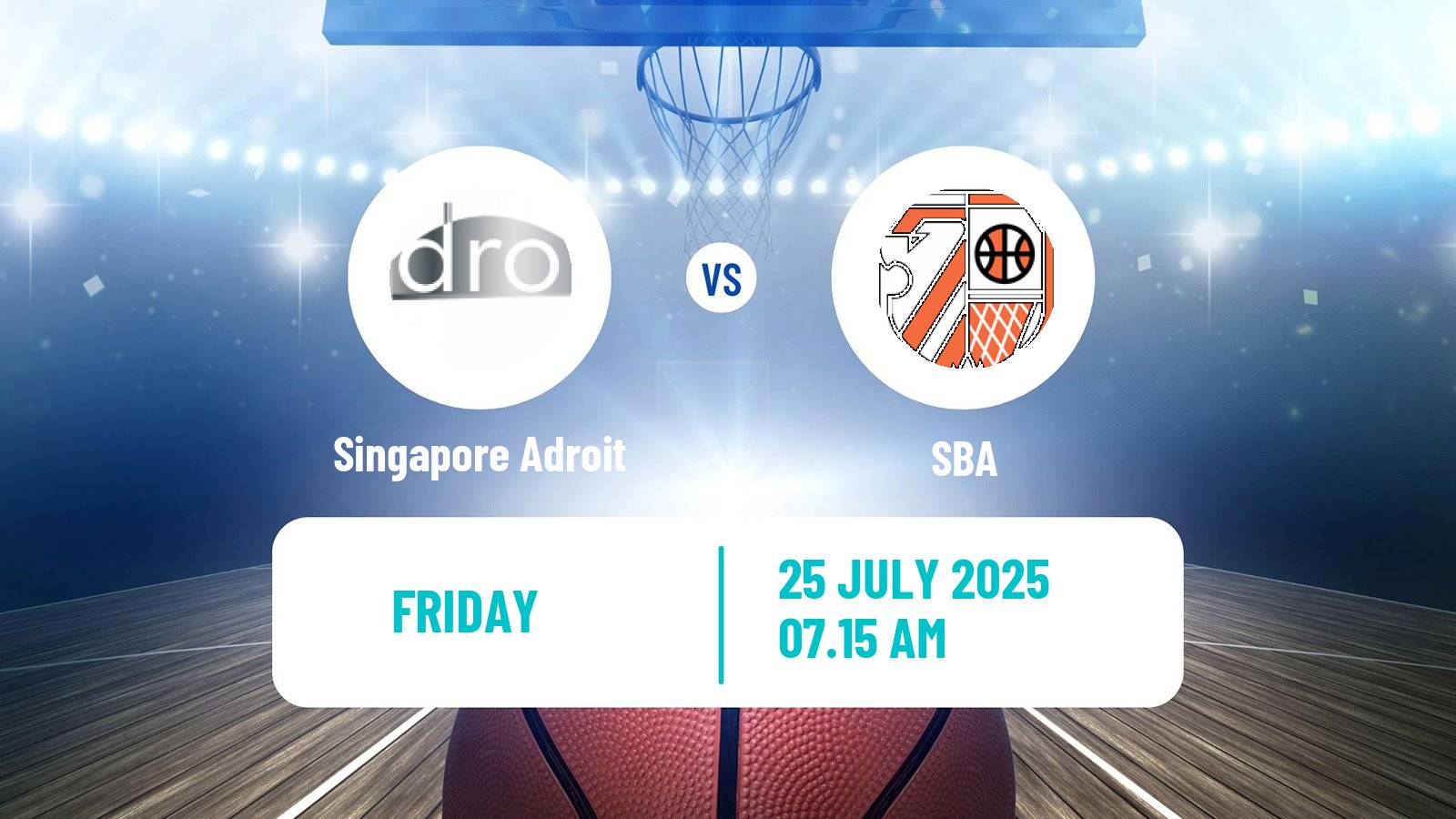 Basketball Singapore NBL Singapore Adroit - SBA