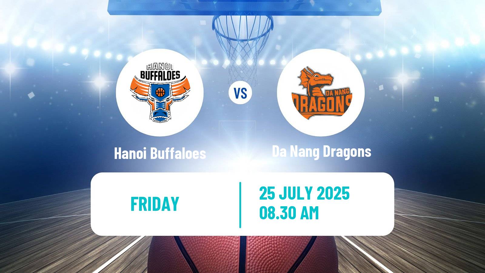 Basketball Vietnamese VBA Hanoi Buffaloes - Da Nang Dragons