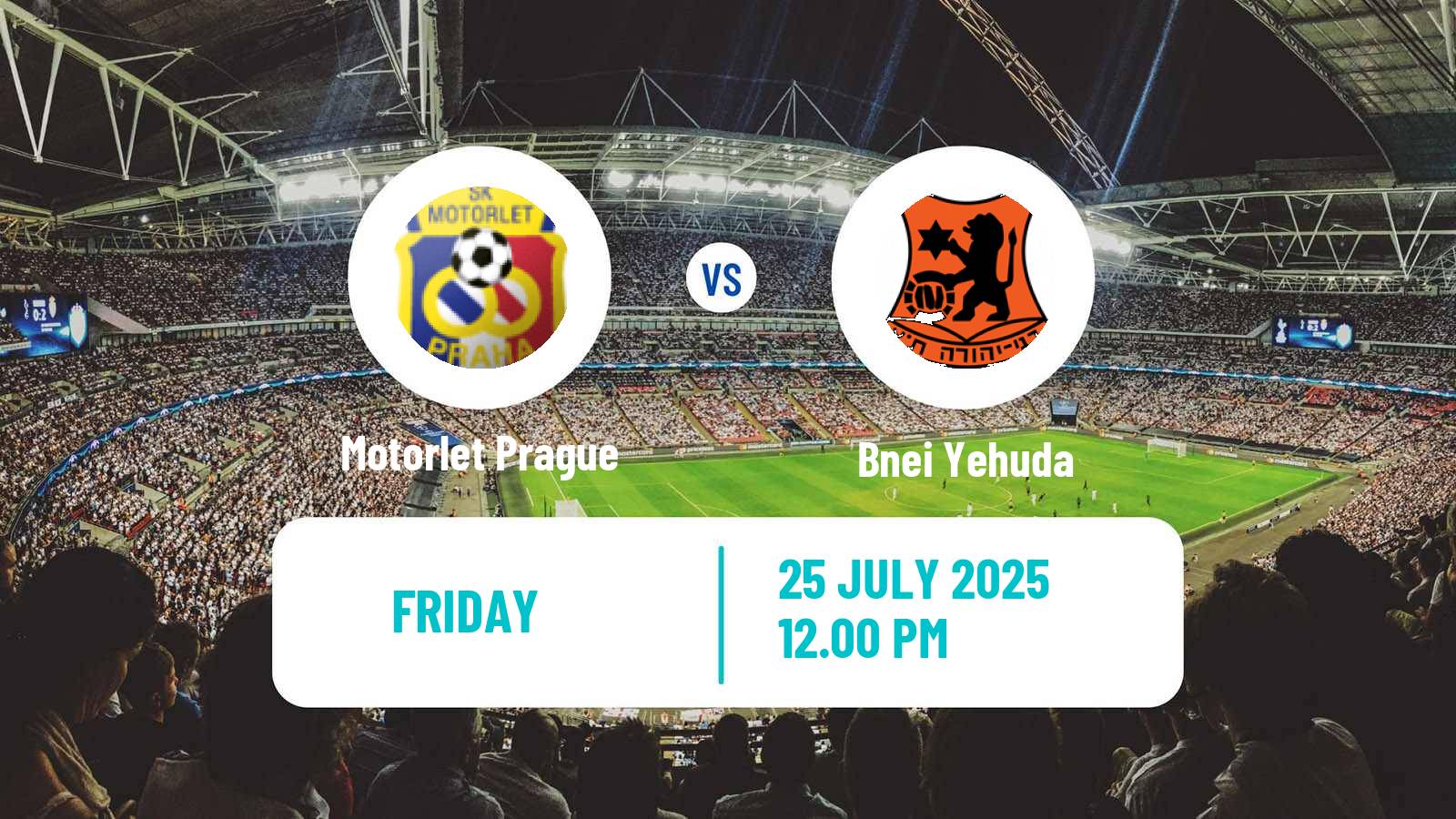Soccer Club Friendly Motorlet Prague - Bnei Yehuda