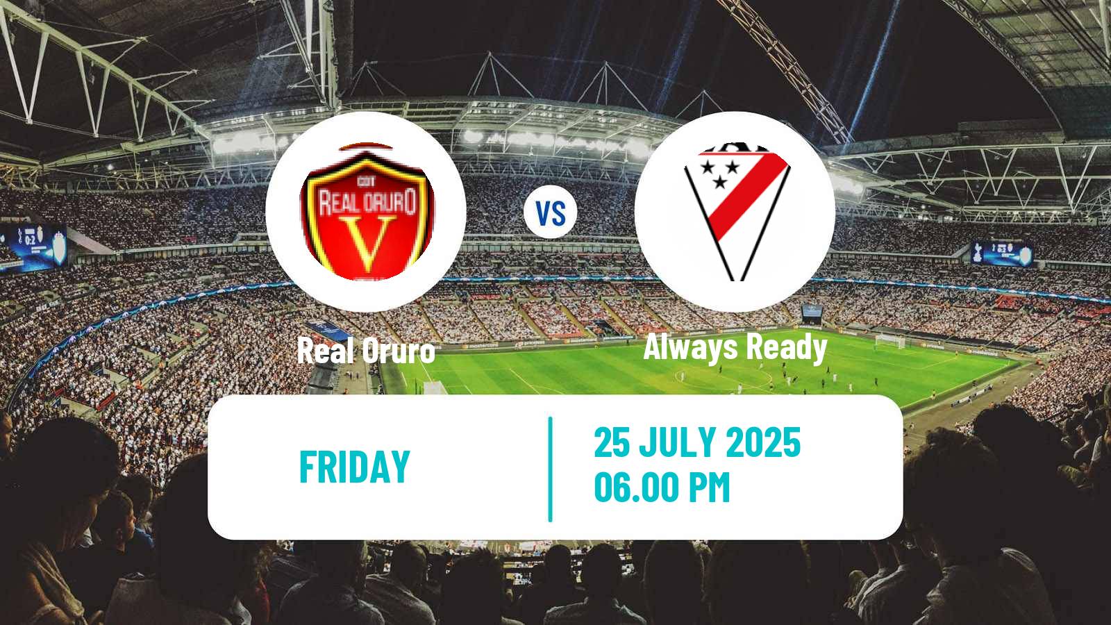 Soccer Bolivian League Cup Real Oruro - Always Ready